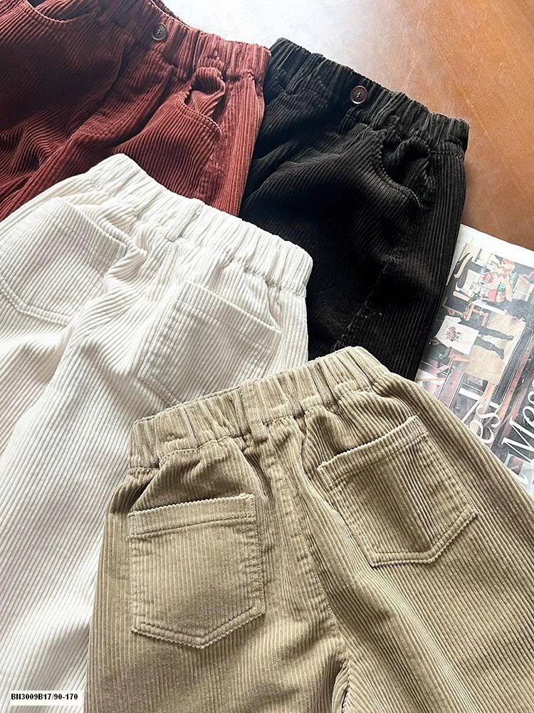 QUẦN BAGGY NHUNG AMBB 25G087