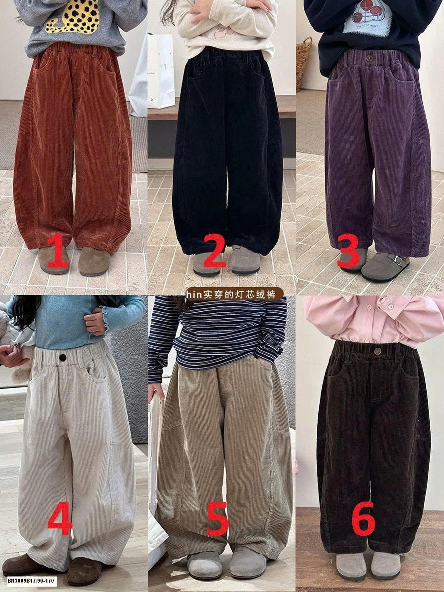 QUẦN BAGGY NHUNG AMBB 25G087