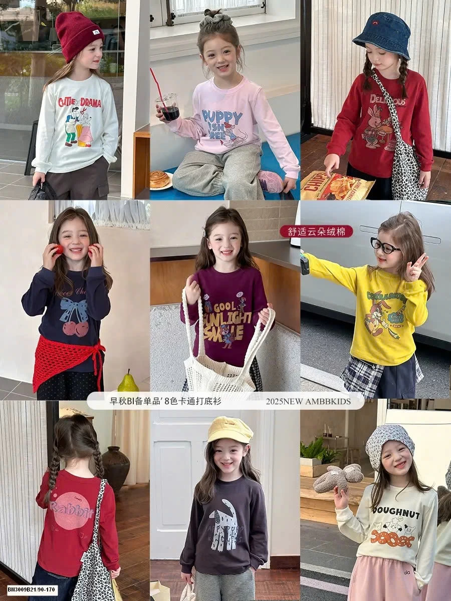 ÁO THUN HOẠT HÌNH AMBB  25F020