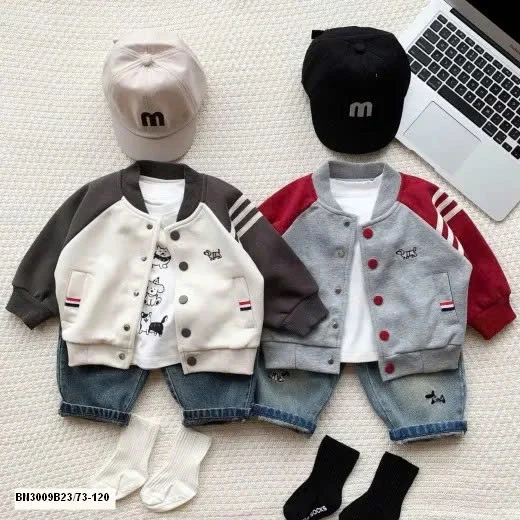 SET ÁO BOMBER MIX QUẦN JEAN BT