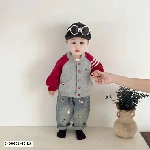 SET ÁO BOMBER MIX QUẦN JEAN BT