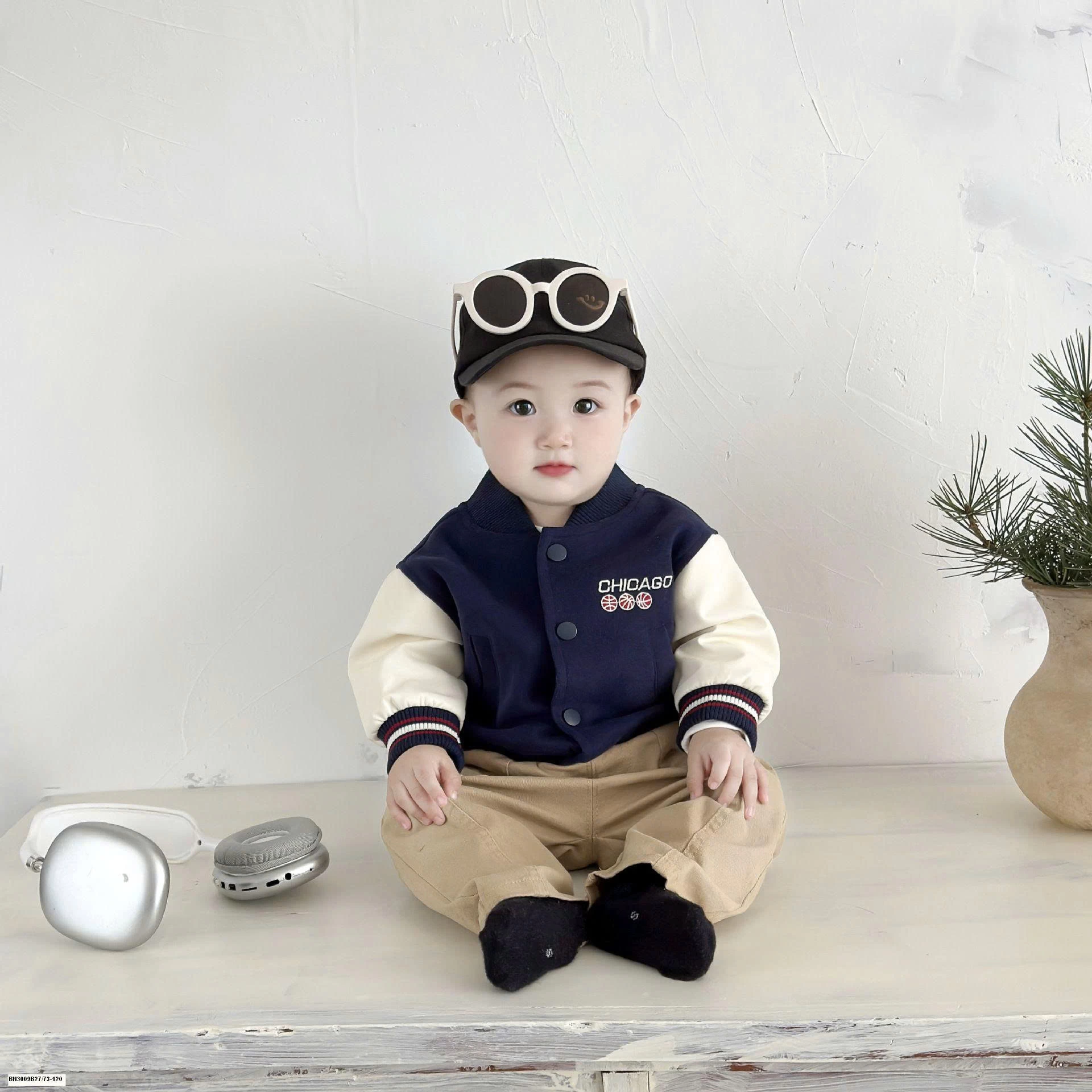 ÁO BÒNG CHÁY CHICAGO MIX QUẦN KAKI