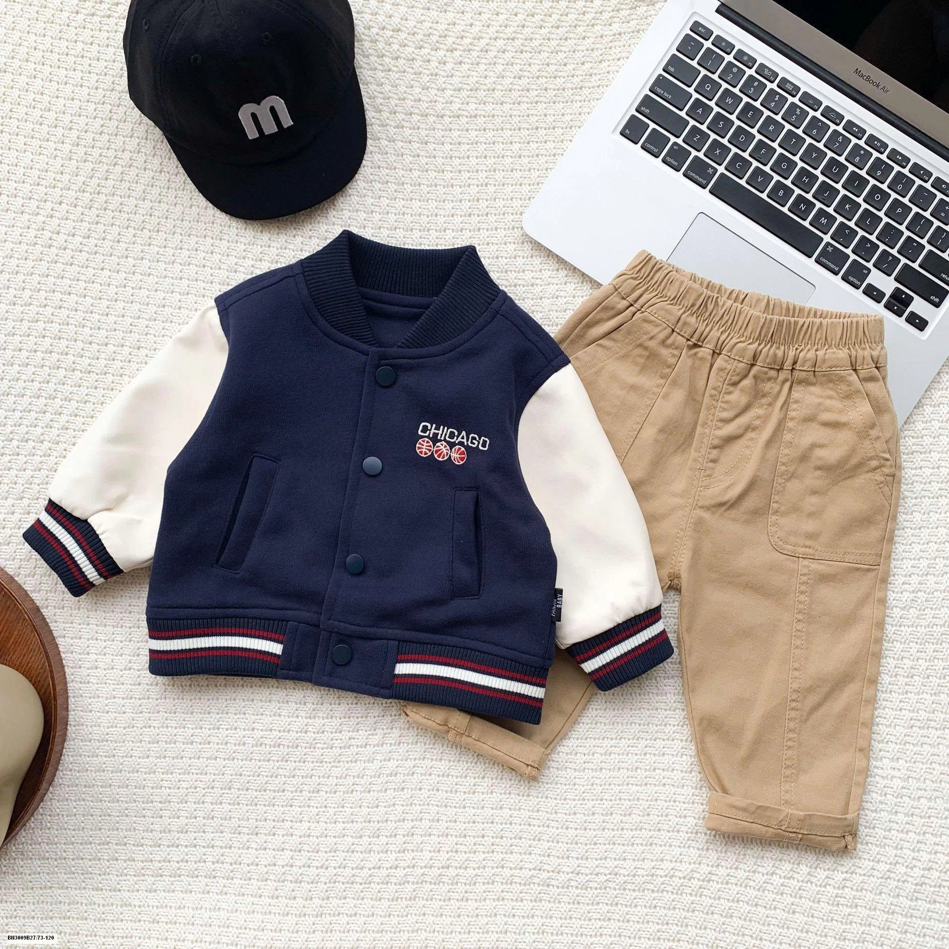 ÁO BÒNG CHÁY CHICAGO MIX QUẦN KAKI