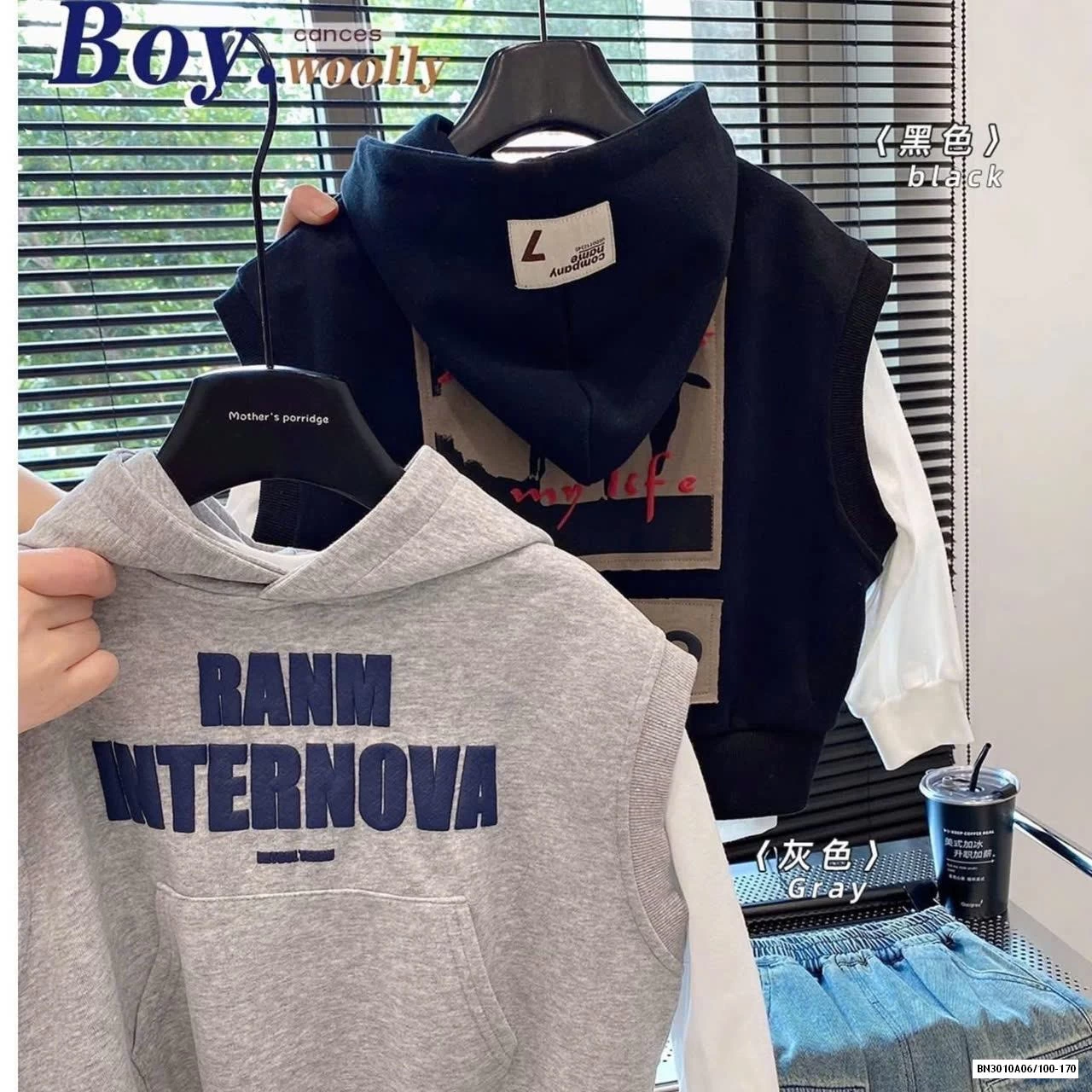 SÉT ÁO HOODIE 2 CHI TIẾT