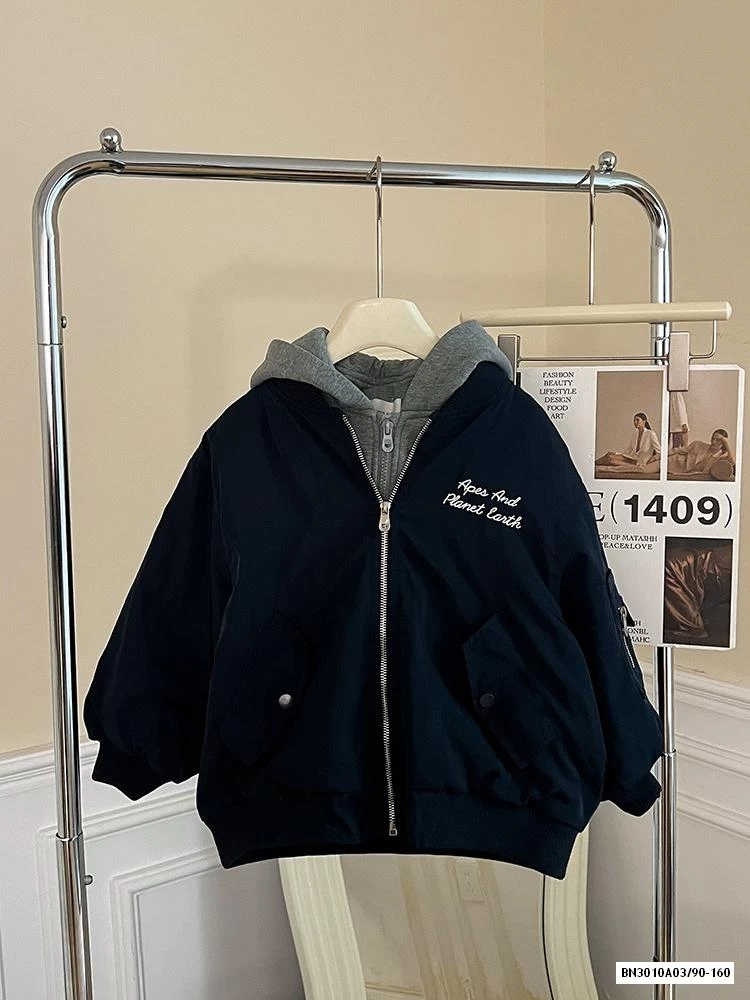 KHOÁC TRẦN BÔNG LIỀN MŨ 24A126 AMBB