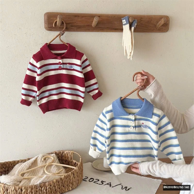 ÁO POLO LEN KẺ NGANG