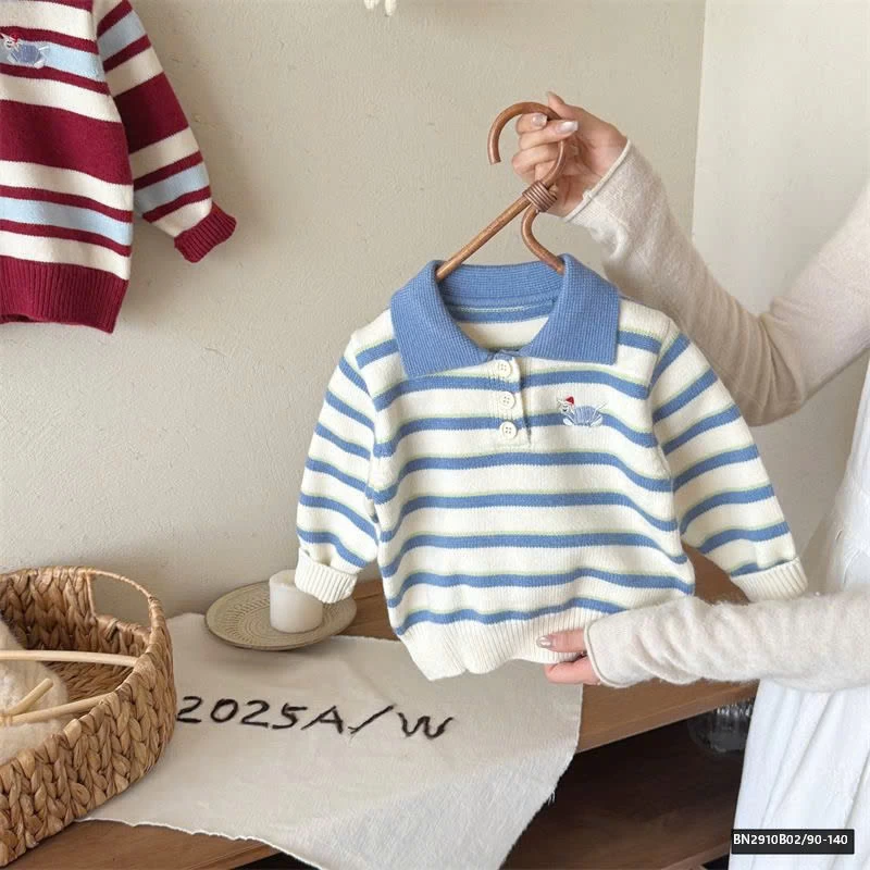 ÁO POLO LEN KẺ NGANG