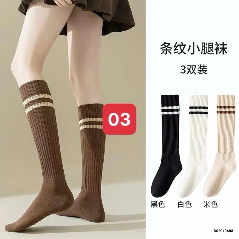 SÉT 3Đ TẤT CAO CỔ KẺ 2 VẠCH NỮ