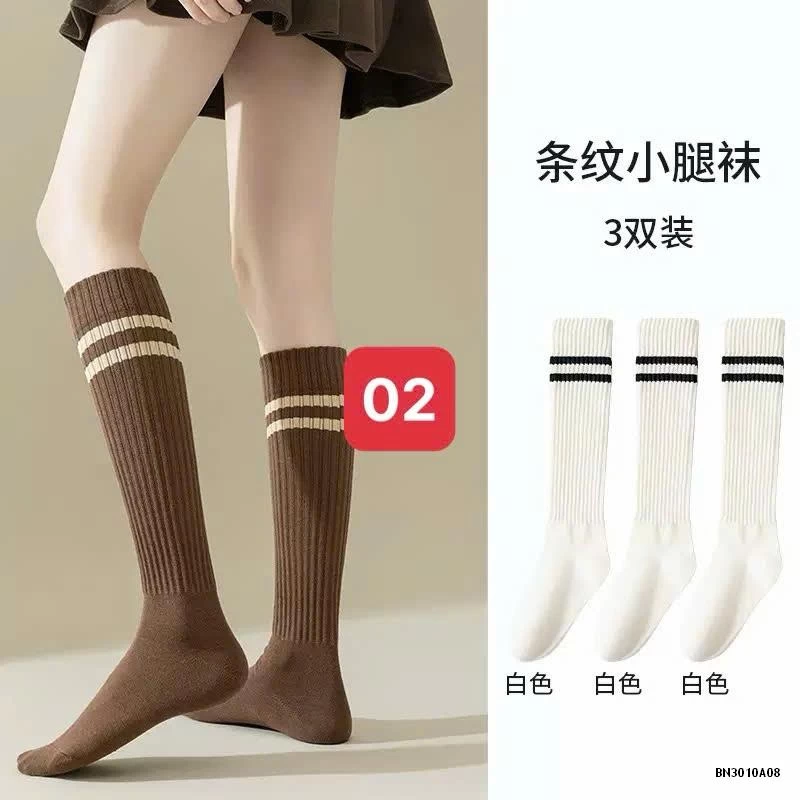 SÉT 3Đ TẤT CAO CỔ KẺ 2 VẠCH NỮ