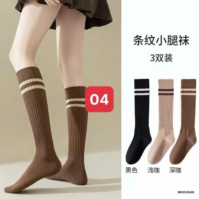 SÉT 3Đ TẤT CAO CỔ KẺ 2 VẠCH NỮ