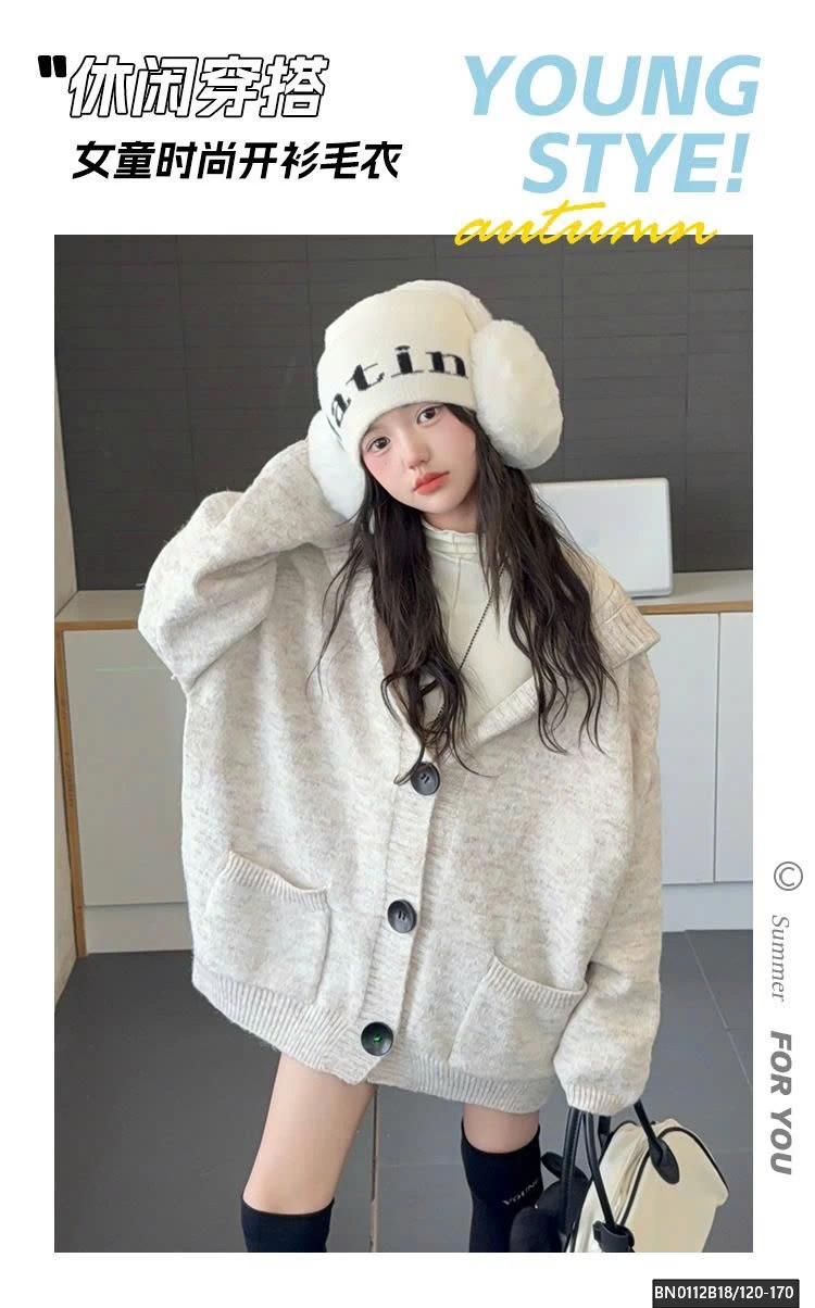 ÁO KHOÁC LEN LIỀN MŨ THỜI TRANG SZ ĐẠI