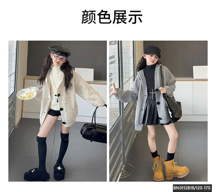 ÁO KHOÁC LEN LIỀN MŨ THỜI TRANG SZ ĐẠI