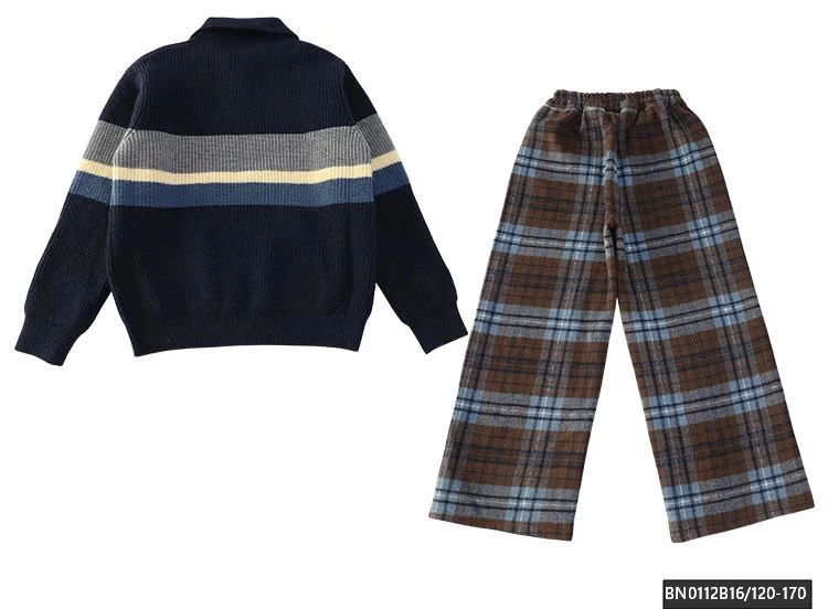 SÉT ÁO LEN KẺ PHỐI MÀU MIX QUẦN DẠ CARO