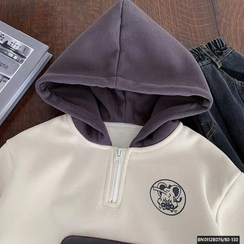 ÁO HODIE LÓT LÔNG HÀN QUỐC