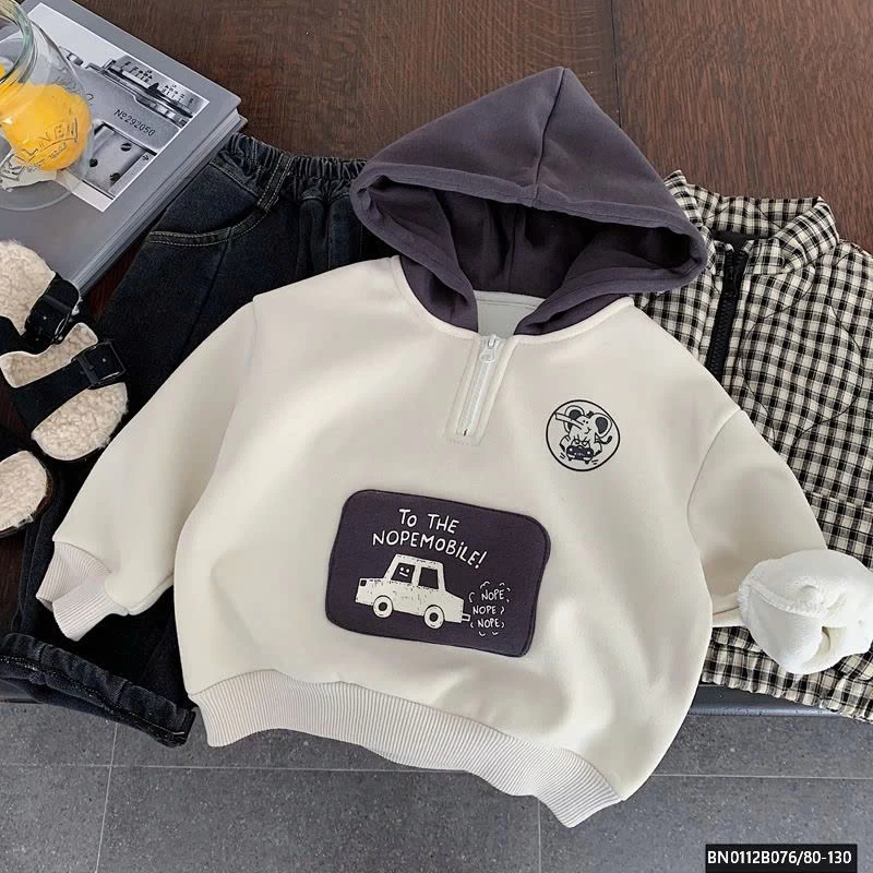 ÁO HODIE LÓT LÔNG HÀN QUỐC