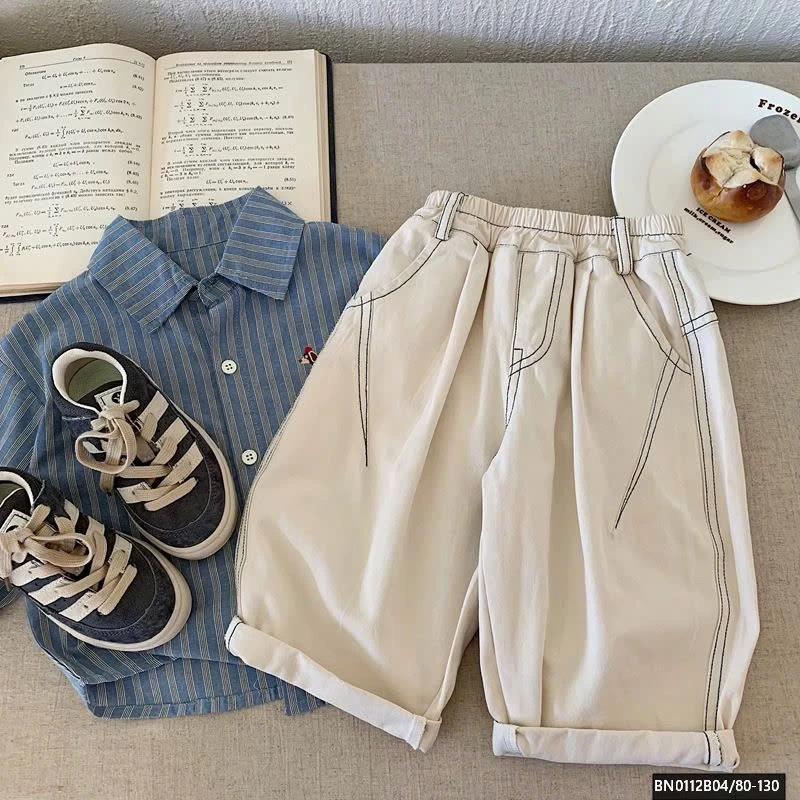 QUẦN BAGGY CHỈ NỔI