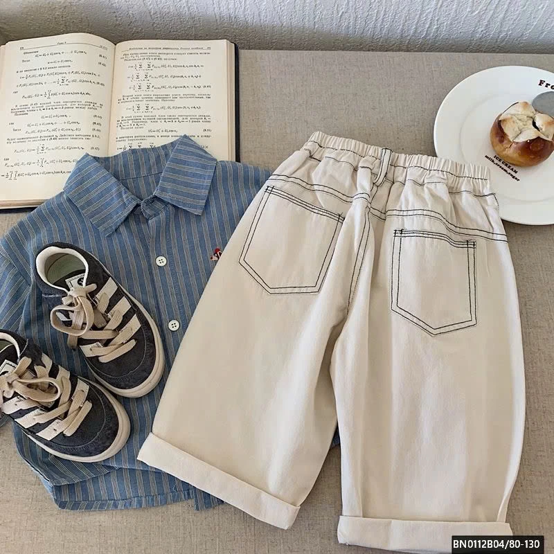 QUẦN BAGGY CHỈ NỔI