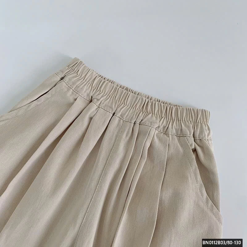 QUẦN KAKI DÁNG RỘNG MÁC TÚI