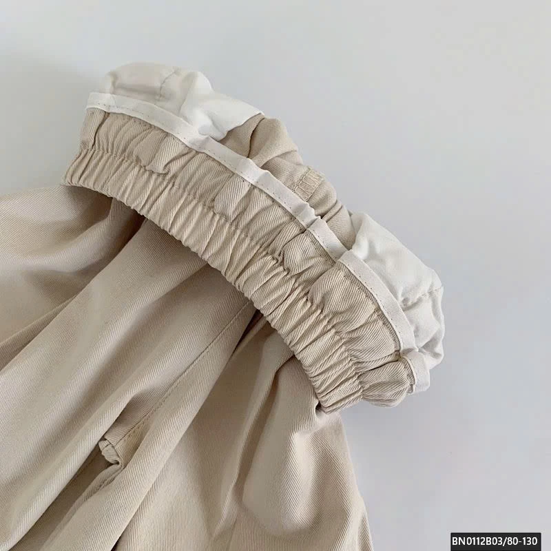 QUẦN KAKI DÁNG RỘNG MÁC TÚI