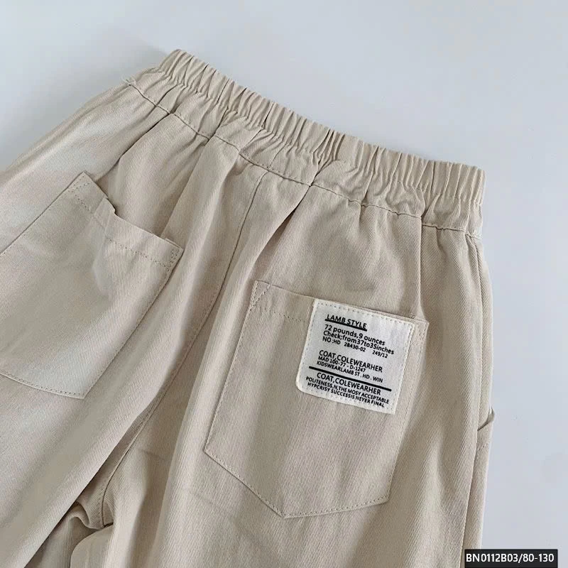 QUẦN KAKI DÁNG RỘNG MÁC TÚI