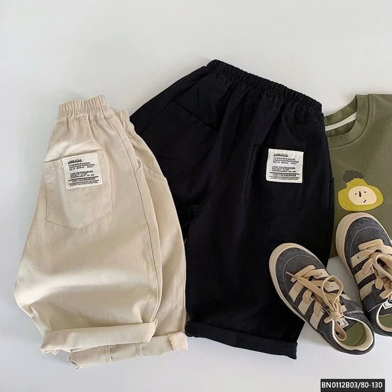 QUẦN KAKI DÁNG RỘNG MÁC TÚI