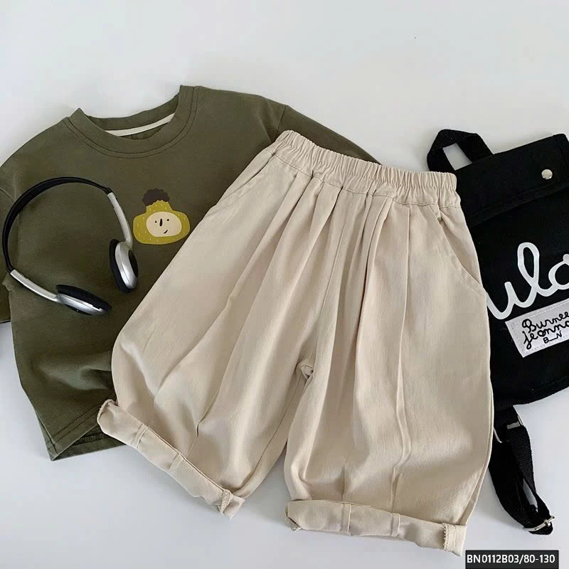 QUẦN KAKI DÁNG RỘNG MÁC TÚI