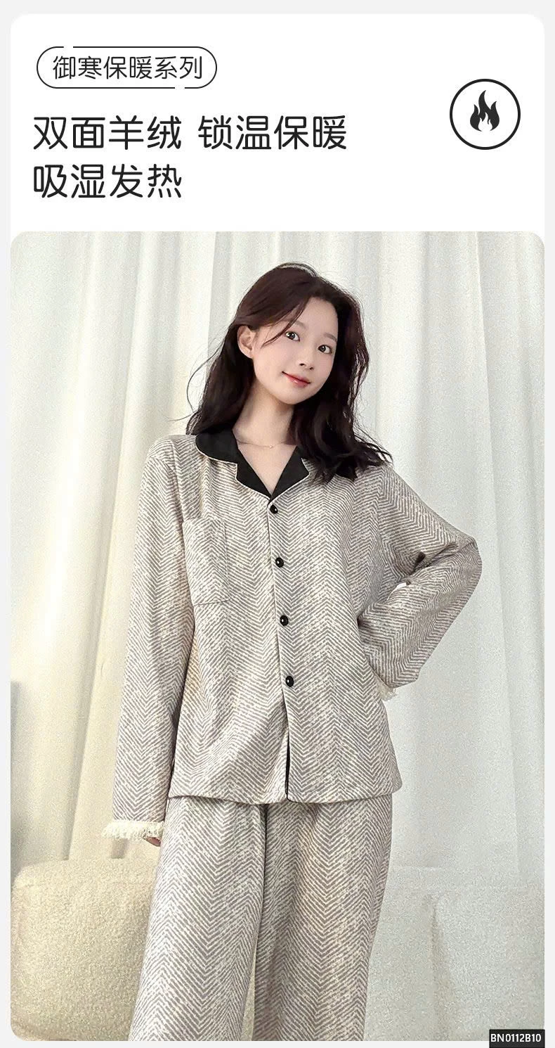 PIJAMA COTTON BÔNG MÙA ĐỒNG SIÊU ẤM