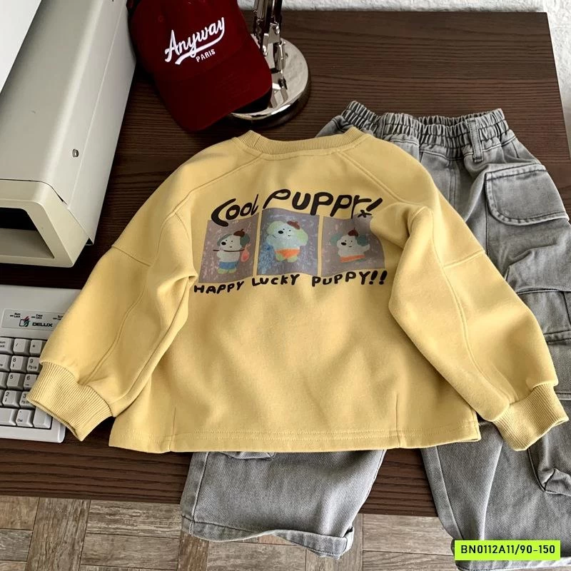 ÁO NỈ IN HÌNH LƯNG