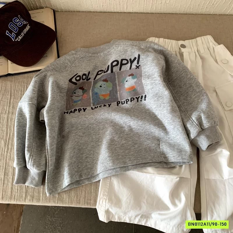 ÁO NỈ IN HÌNH LƯNG