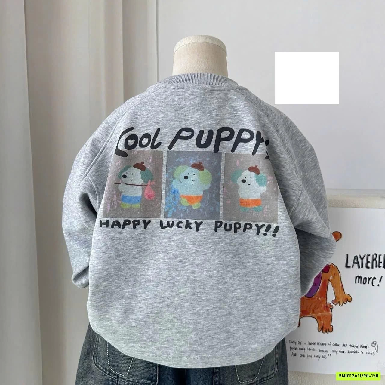 ÁO NỈ IN HÌNH LƯNG