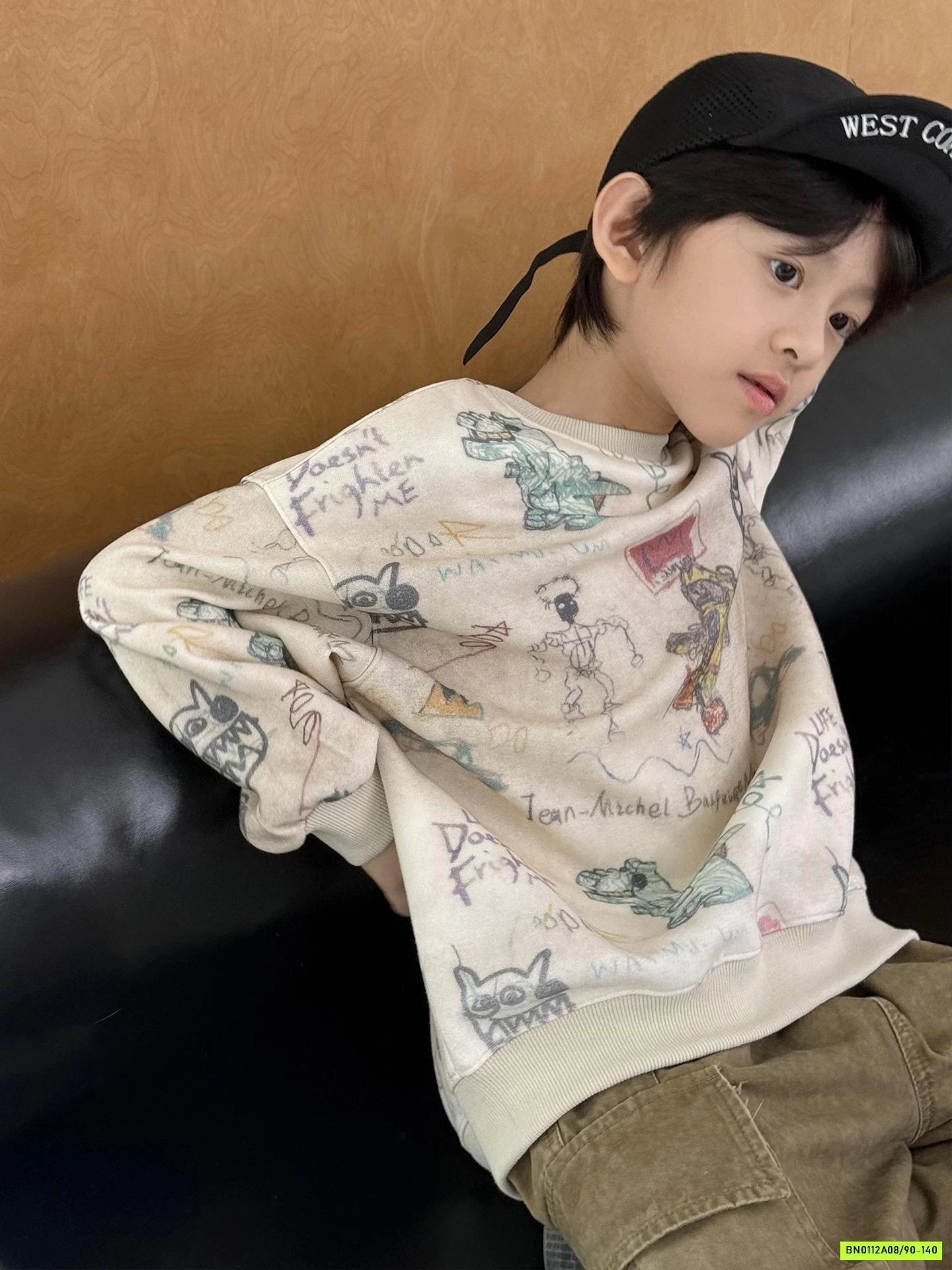 ÁO NỈ KHỦNG LONG LOANG MÀU