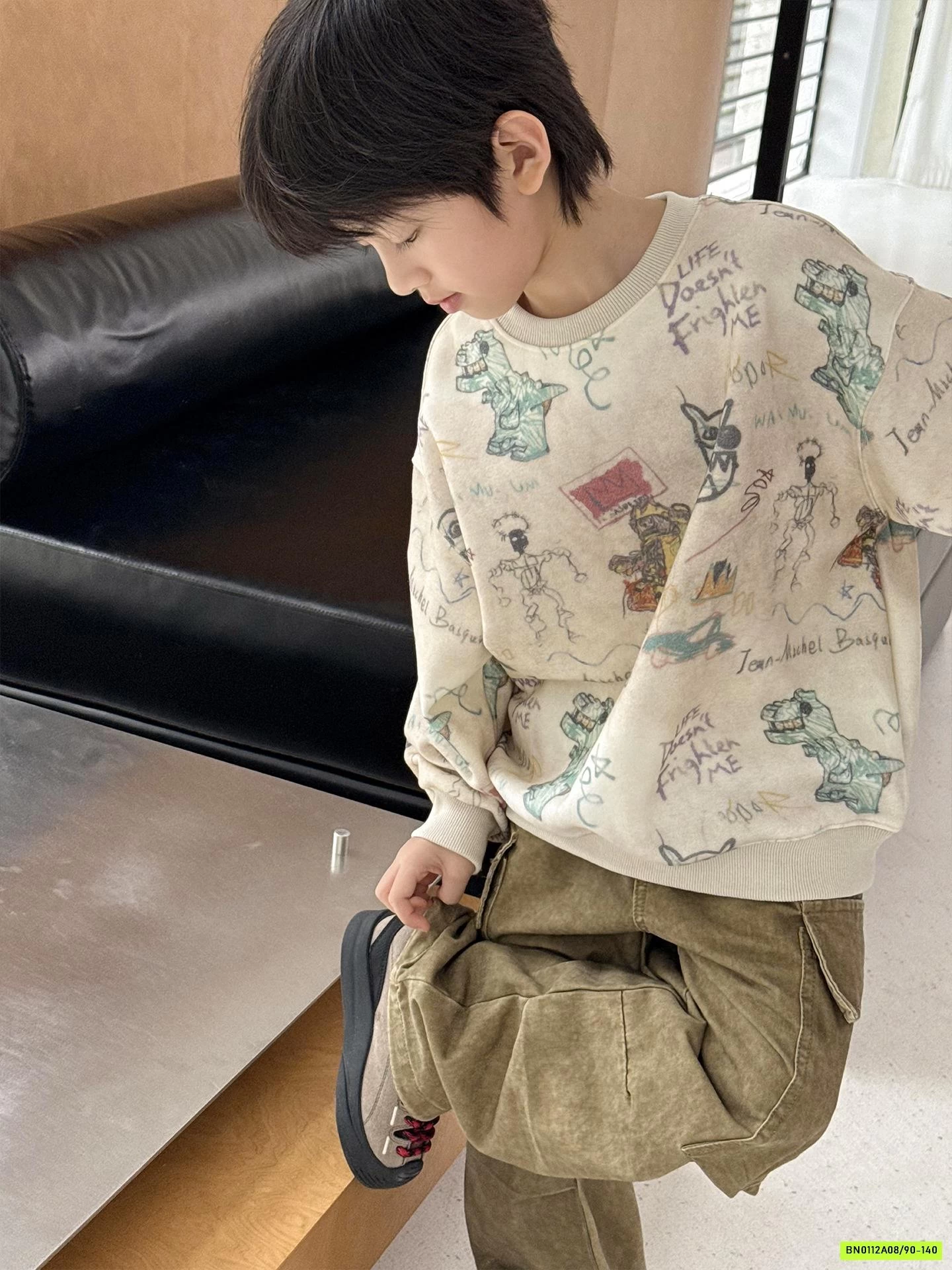 ÁO NỈ KHỦNG LONG LOANG MÀU