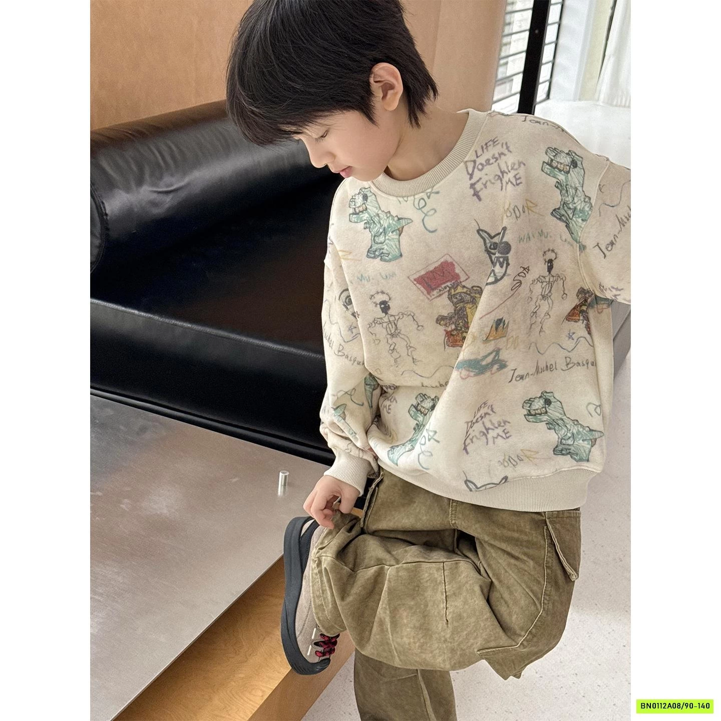 ÁO NỈ KHỦNG LONG LOANG MÀU