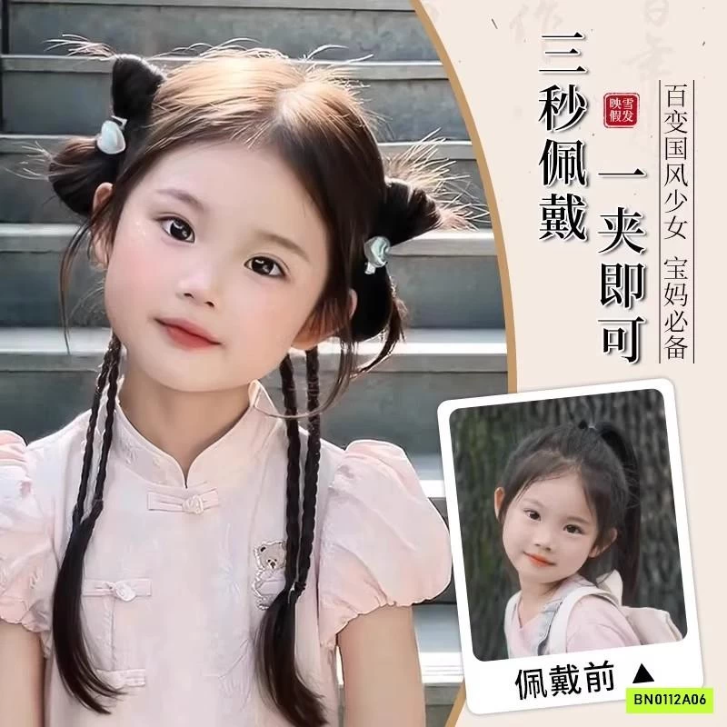 KẸP TÓC THẮT BÍM NƠ XINH XẮN