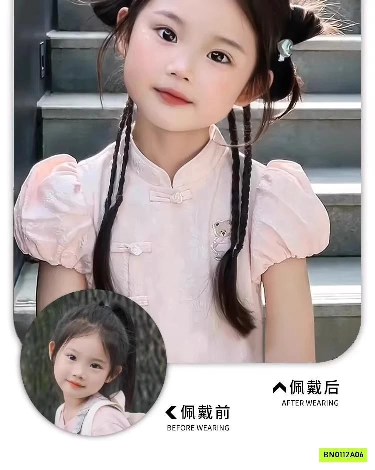 KẸP TÓC THẮT BÍM NƠ XINH XẮN