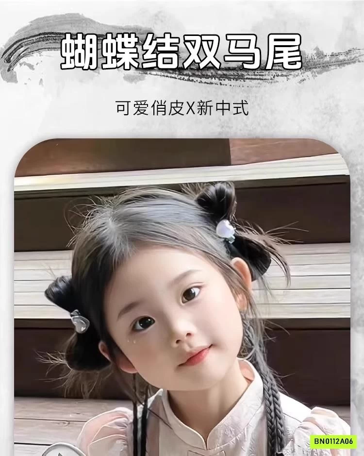 KẸP TÓC THẮT BÍM NƠ XINH XẮN