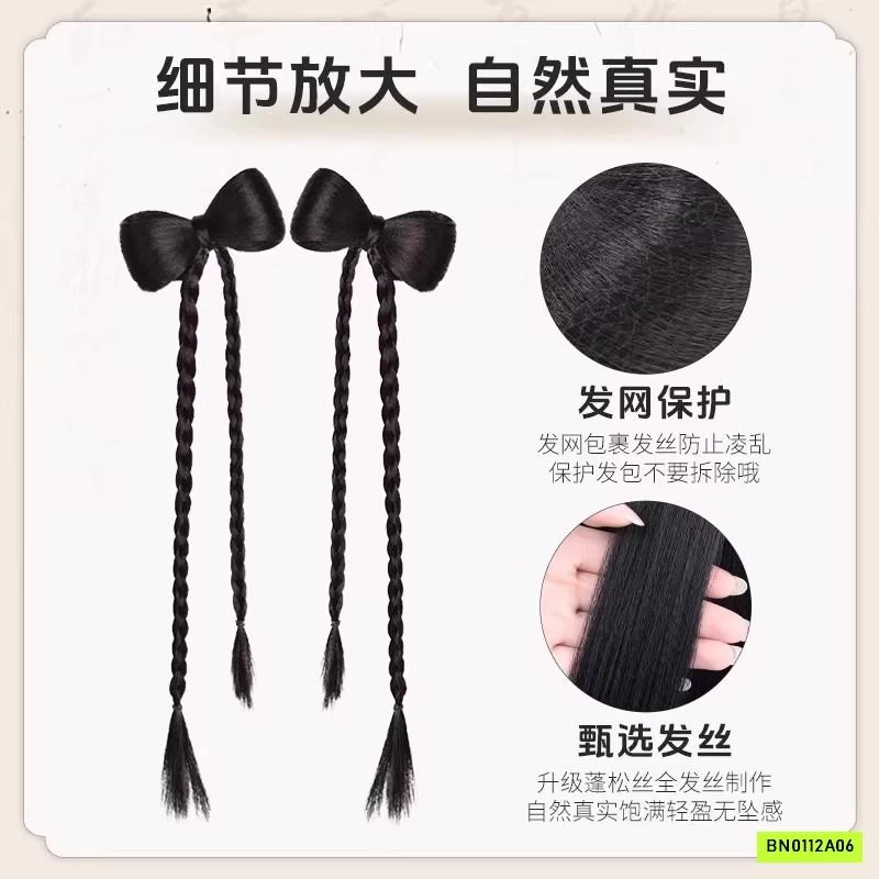 KẸP TÓC THẮT BÍM NƠ XINH XẮN