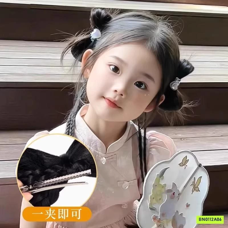 KẸP TÓC THẮT BÍM NƠ XINH XẮN