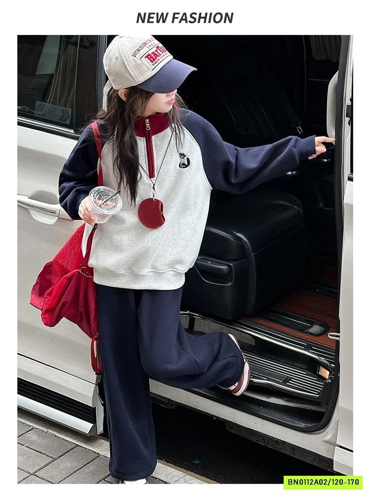 SÉT NỈ POLO THÊU LOGO PHỐI MÀU TAY SZ ĐẠI