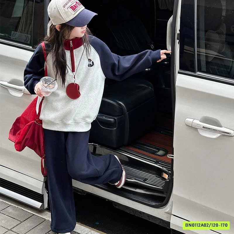 SÉT NỈ POLO THÊU LOGO PHỐI MÀU TAY SZ ĐẠI