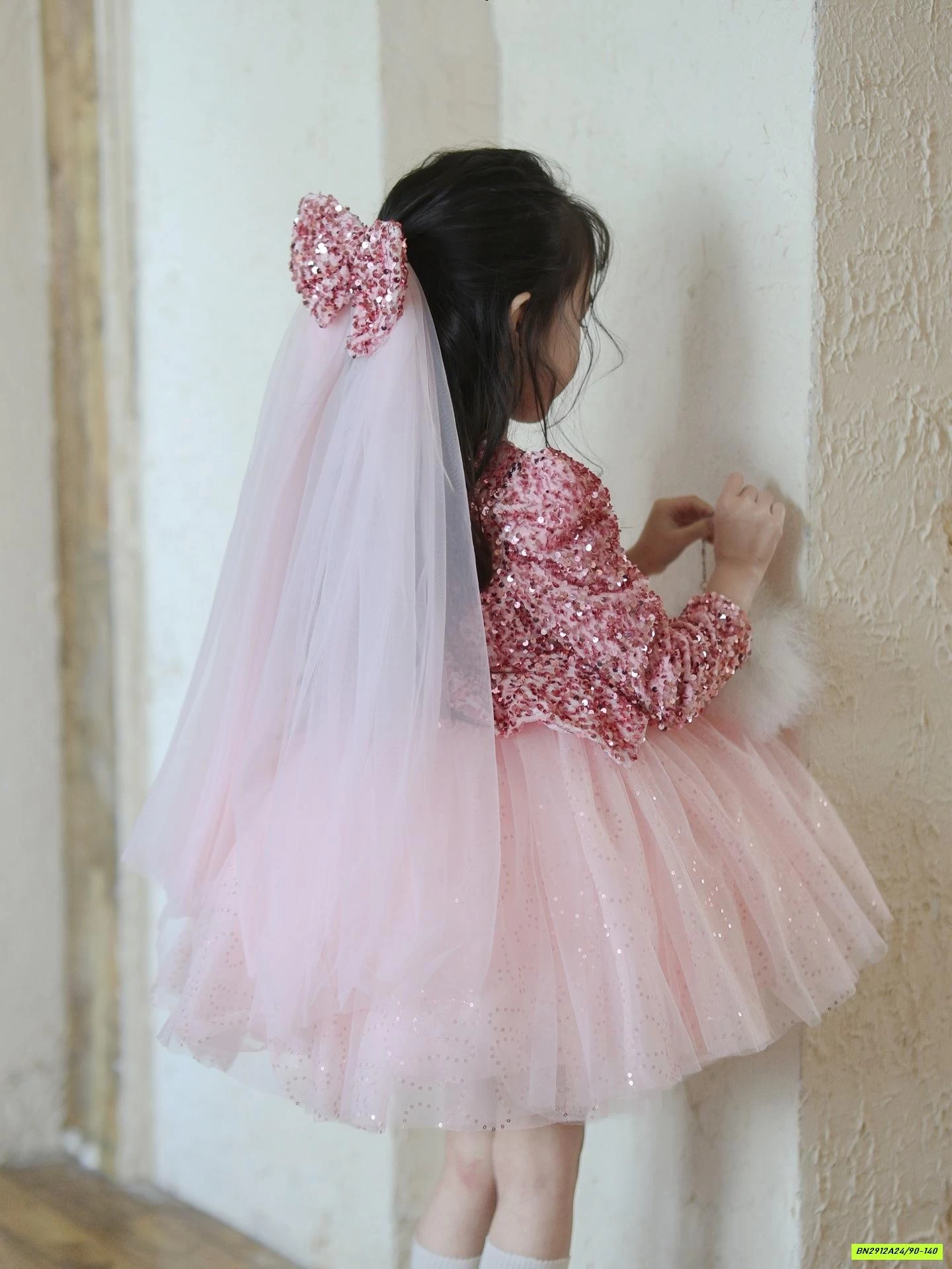 ĐẦM CÔNG CHÚA HỒNG BLING LÓT NHUNG