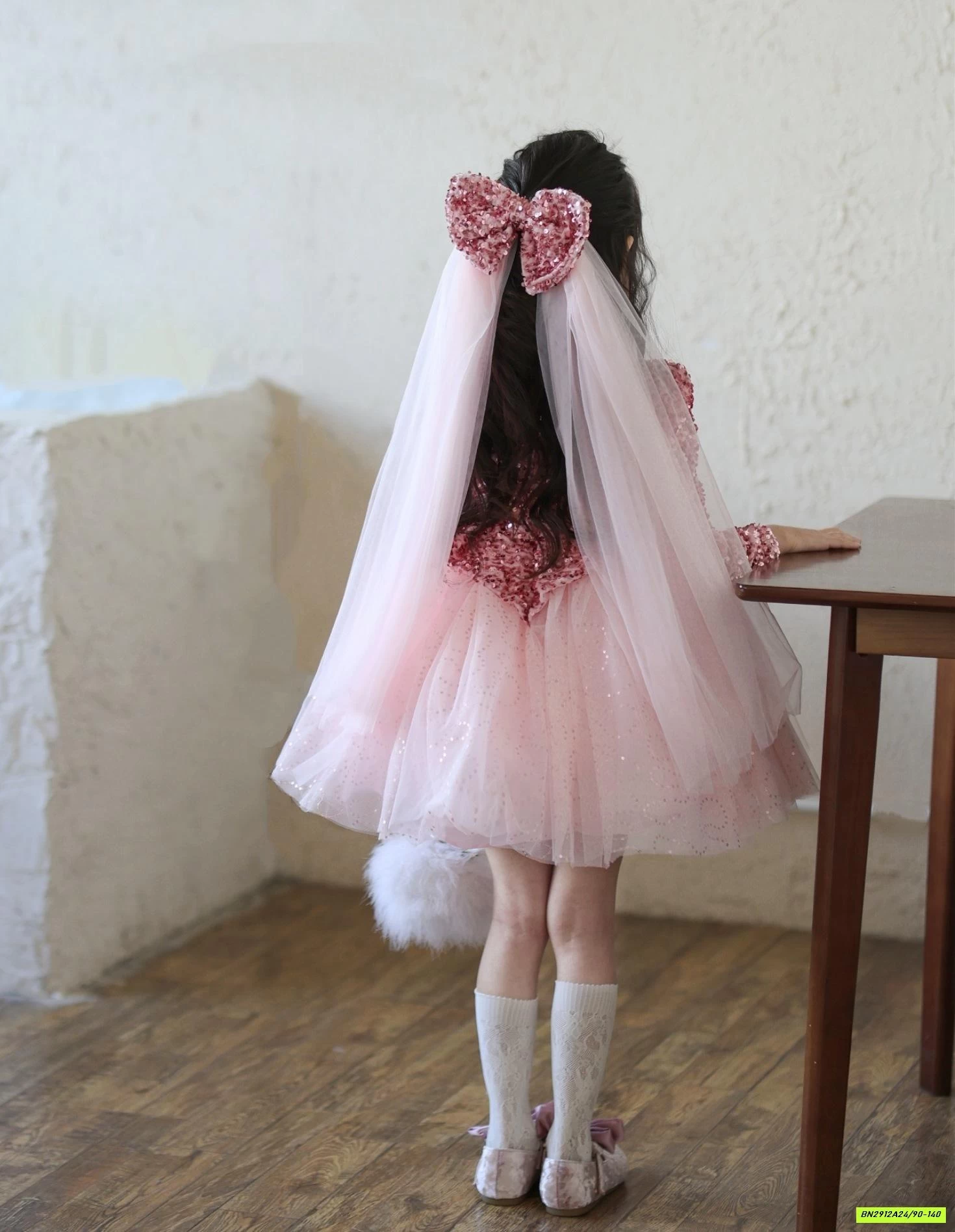 ĐẦM CÔNG CHÚA HỒNG BLING LÓT NHUNG