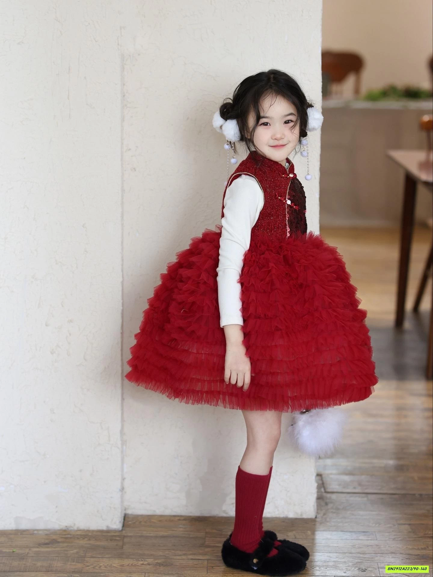 ĐẦM CỔ TÀU TUTU ĐỎ SIÊU XINHHHH