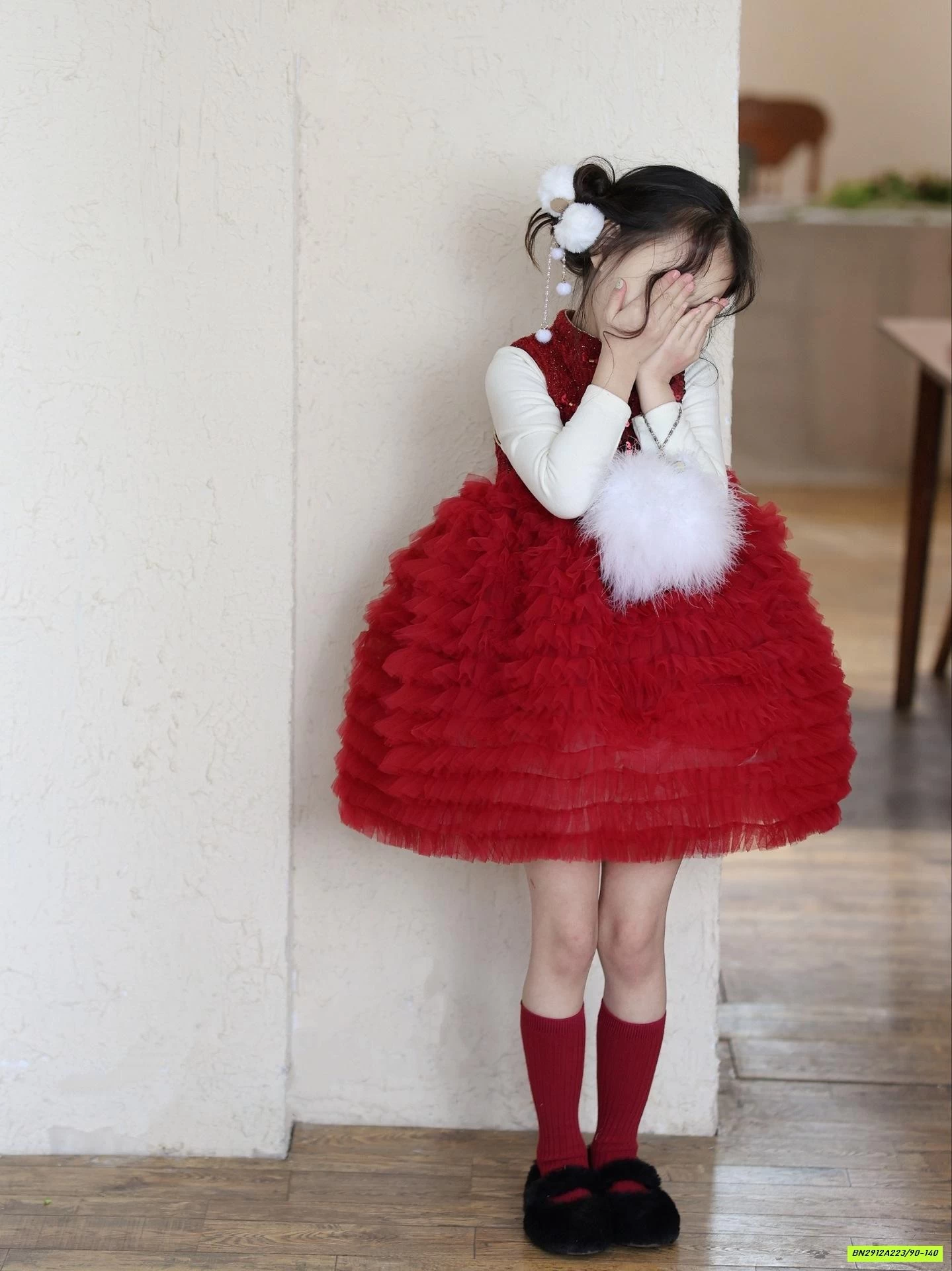 ĐẦM CỔ TÀU TUTU ĐỎ SIÊU XINHHHH