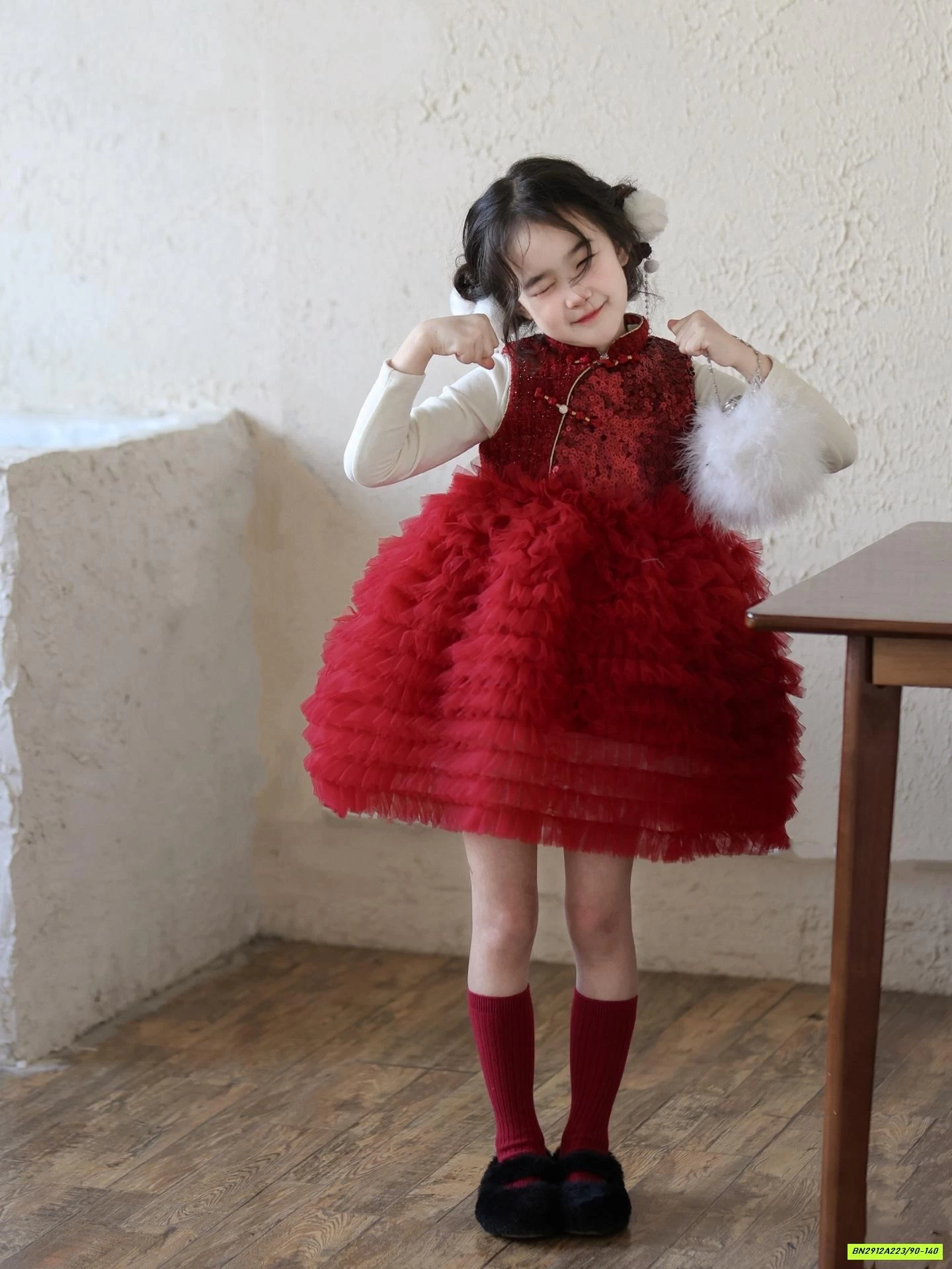 ĐẦM CỔ TÀU TUTU ĐỎ SIÊU XINHHHH