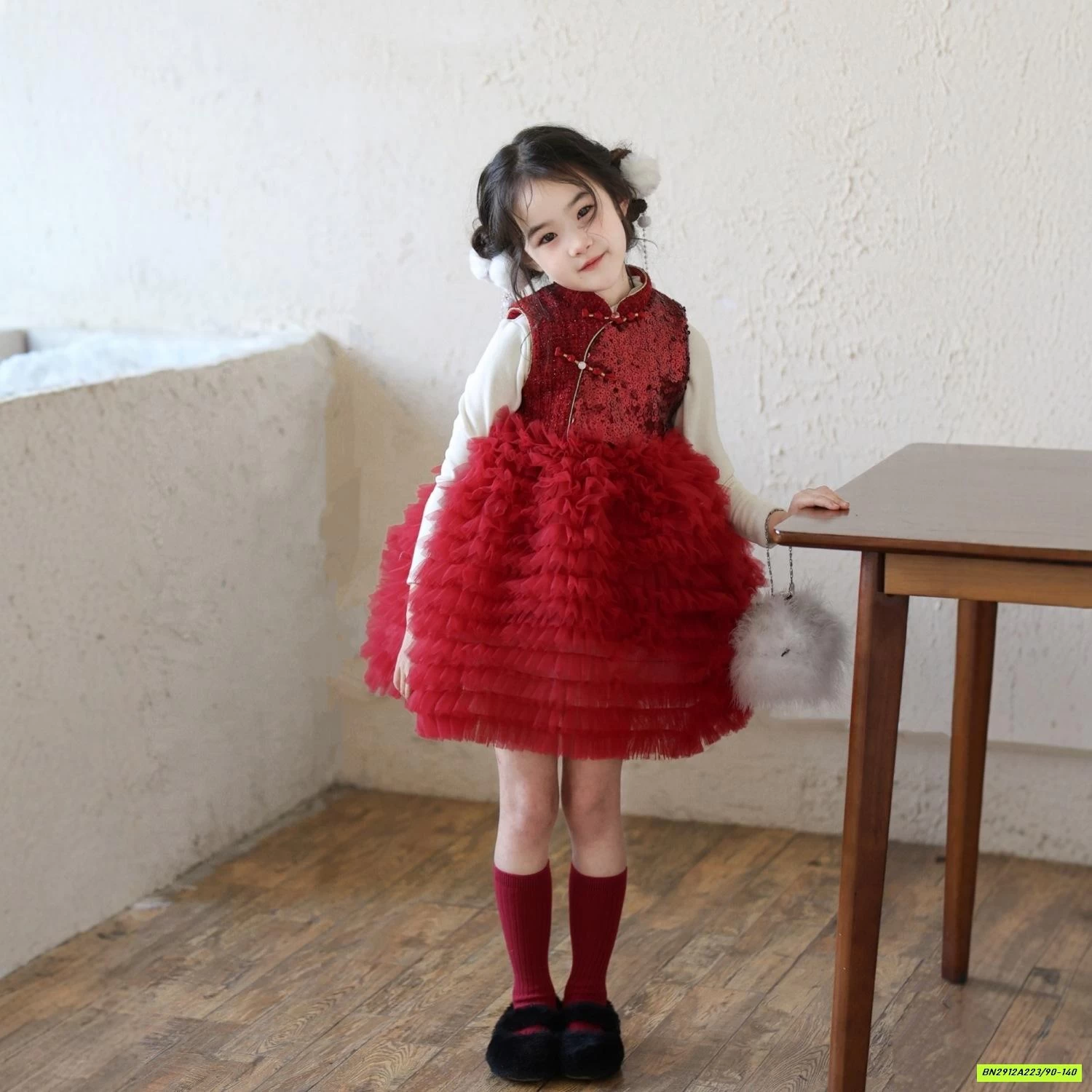 ĐẦM CỔ TÀU TUTU ĐỎ SIÊU XINHHHH