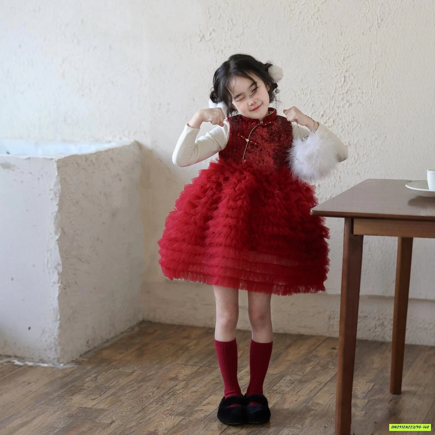 ĐẦM CỔ TÀU TUTU ĐỎ SIÊU XINHHHH