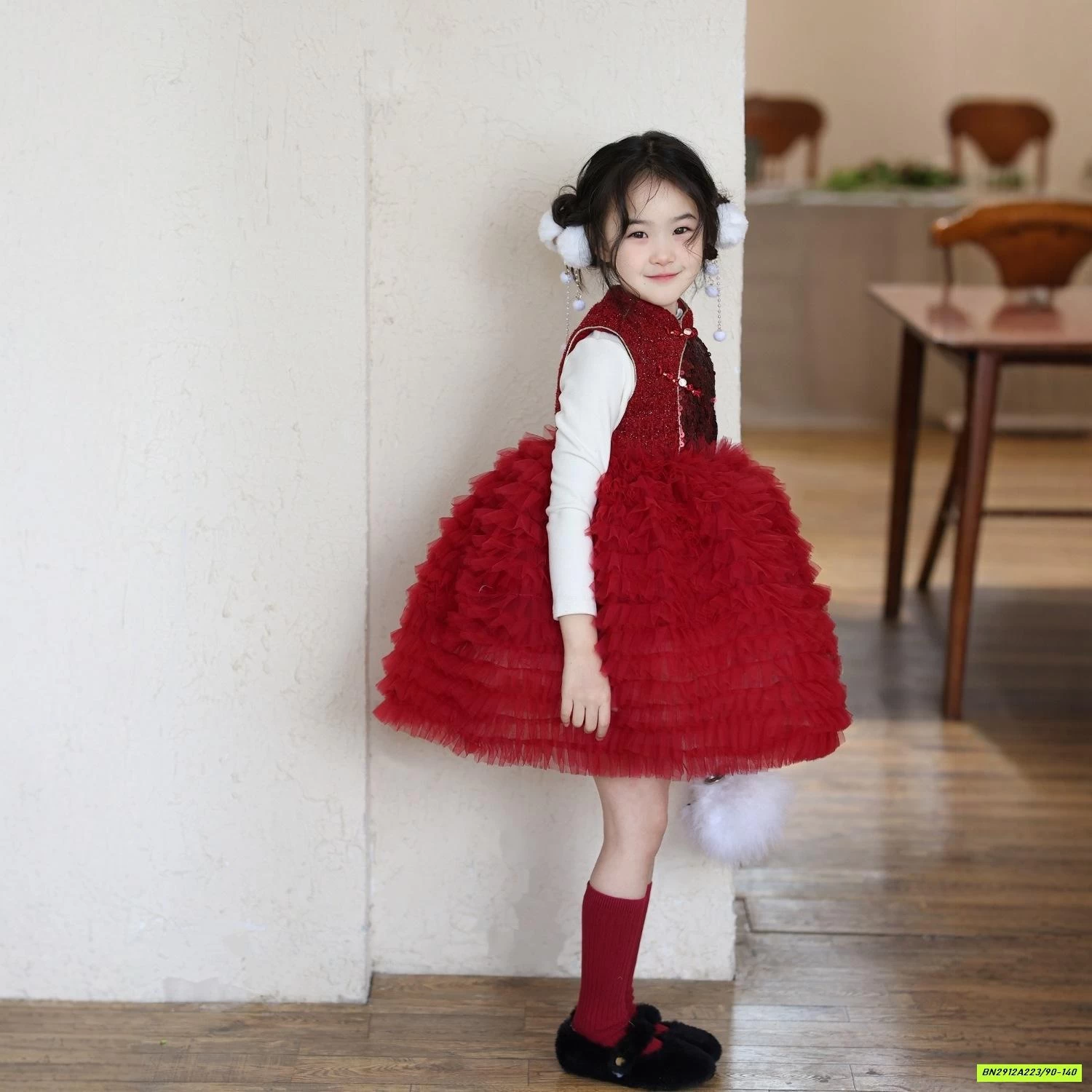 ĐẦM CỔ TÀU TUTU ĐỎ SIÊU XINHHHH