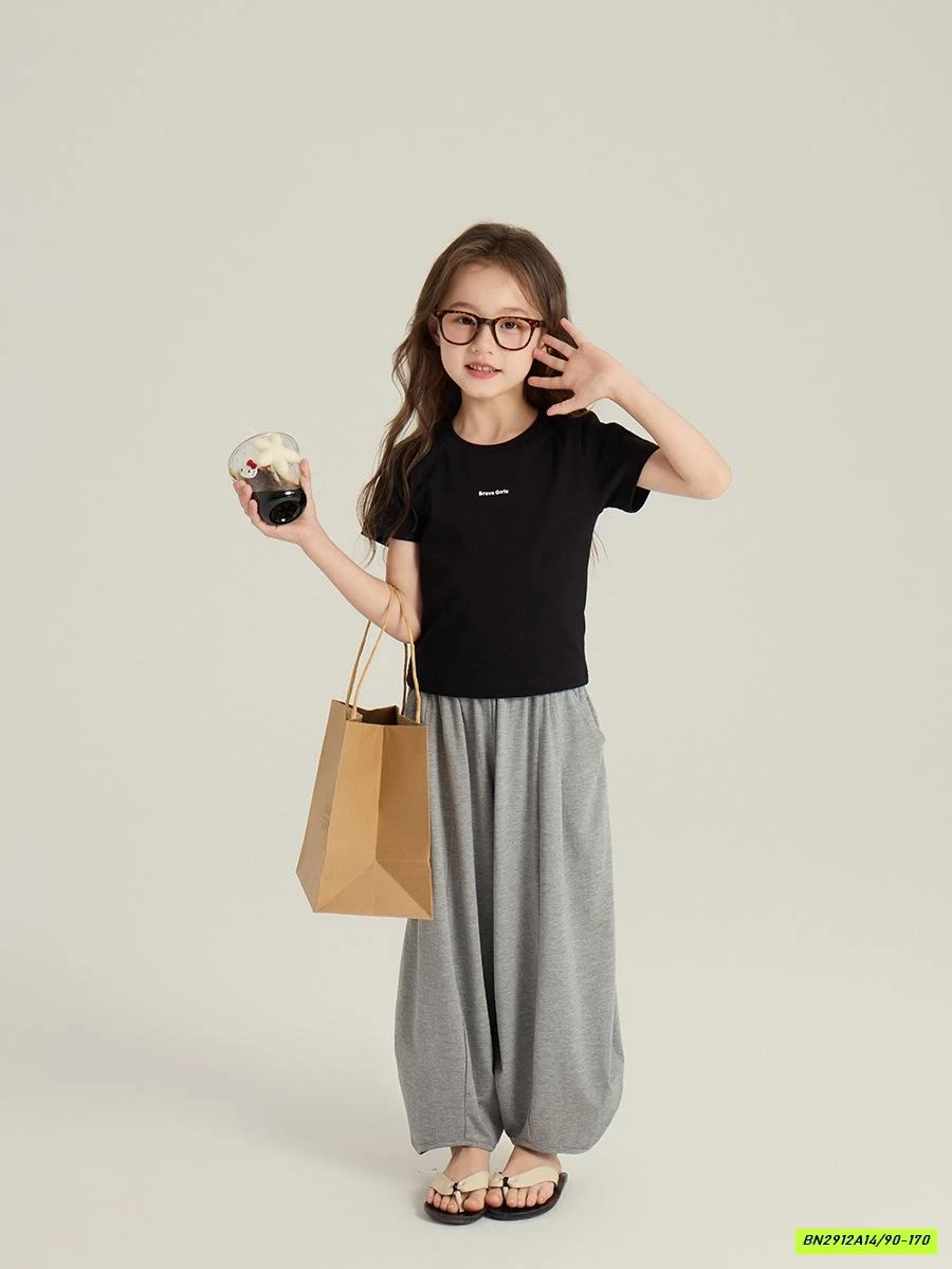 CROPTOP CỔ TRÒN TRƠN MÀU 25C203 AMBB