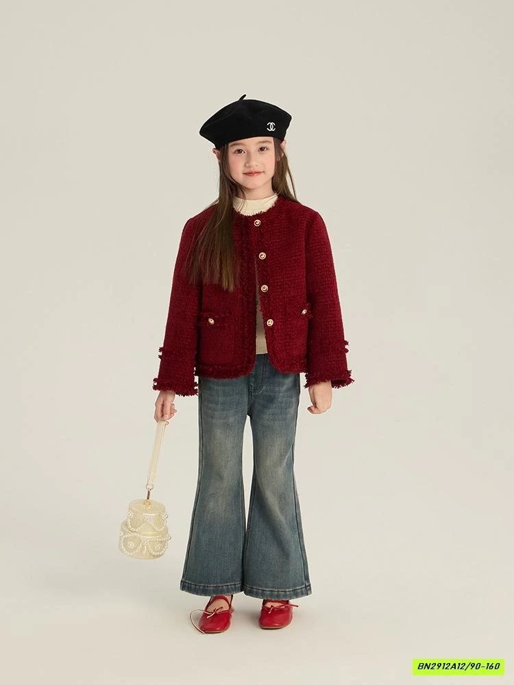 KHOÁC DẠ TWEET ĐỎ 25M039 AMBB